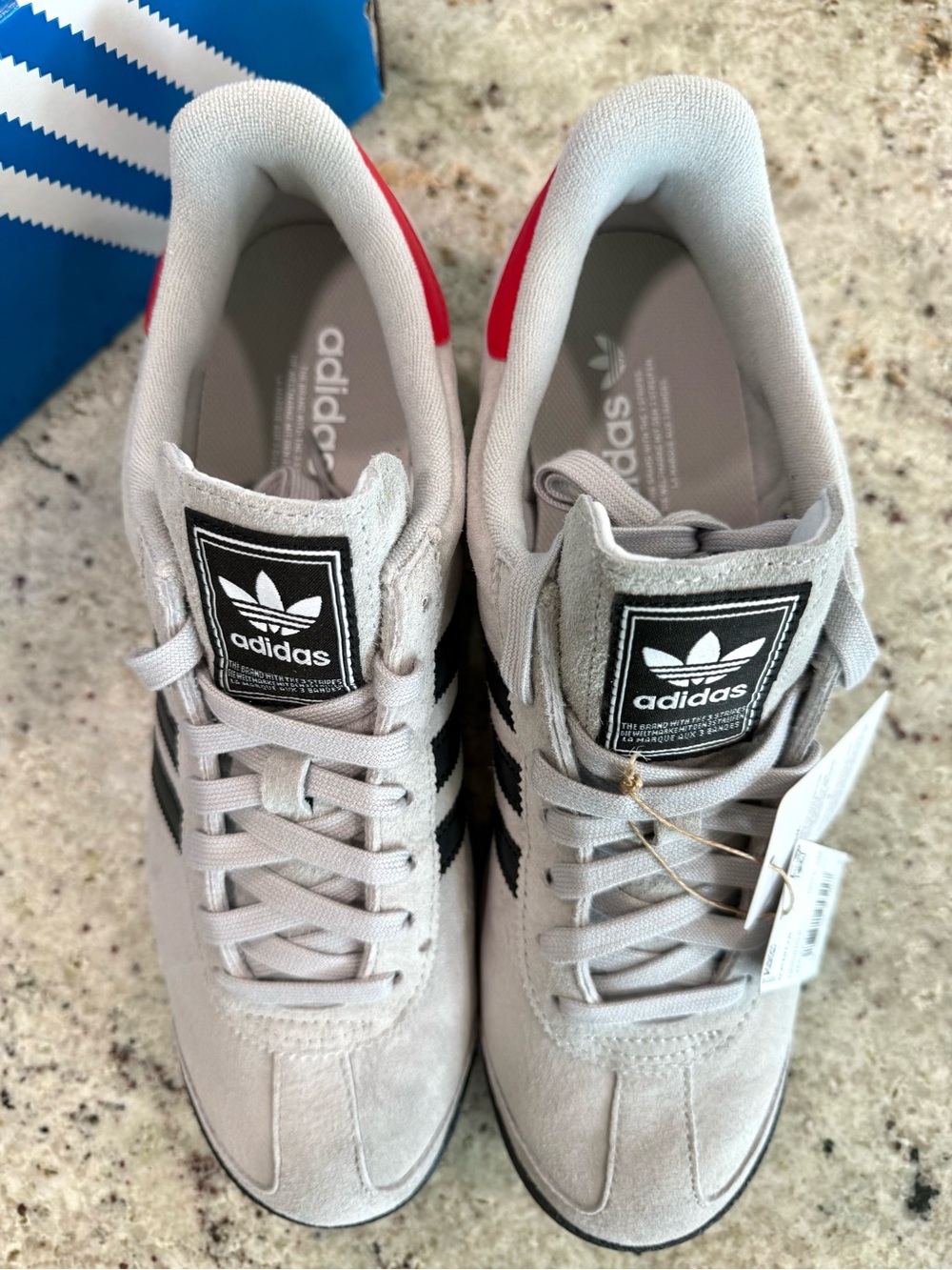 Adidas Samoa Men's Sneakers in Grey - Picture 11 of 15